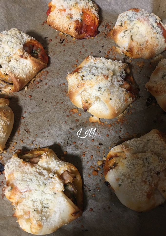 Una foto de Saquitos de pizza
