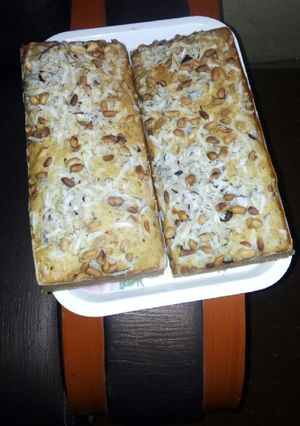 A picture of Coconut banana loaf.