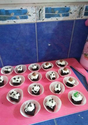 Foto resep Cup cake potong brownies shiny