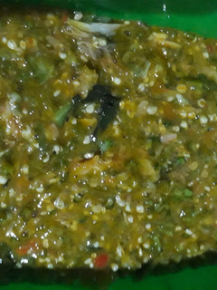 A picture of Okro soup.