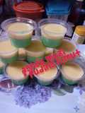Nyobain bikin puding lumut mentega...alhamdulilah jadi