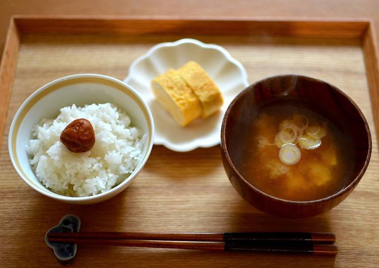 Sup Miso Klasik Jepun dengan Tauhu