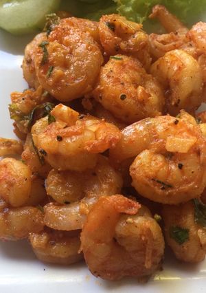 Una foto de Camarones/Gambas al ajillo