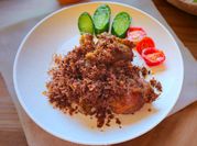 Gambar menthok serundeng