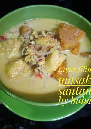 Foto resep Sayur lilin masak santan