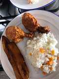 Pollo a la broster en la olla express