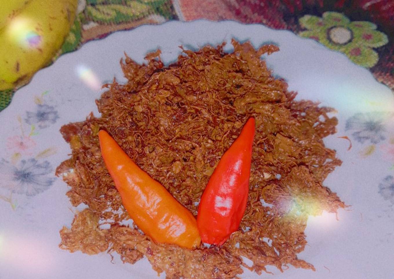Abon telur rica