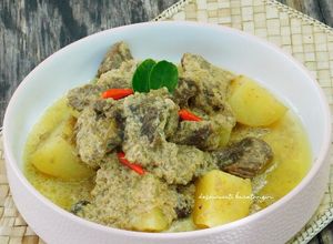 Foto resep Opor Daging Kentang Pedas