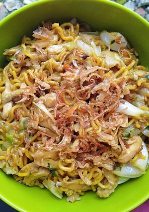 Foto resep Mie goreng pedas manis