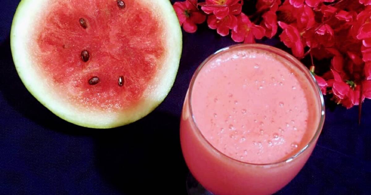 Watermelon Milk Shake Recipe by Sudipa Gope Cookpad