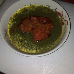 A picture of Ayayo soup.