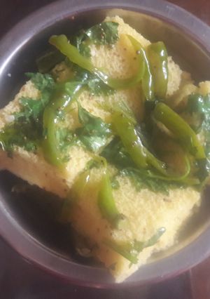 A picture of Dhokla.