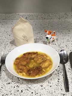 Una foto de Repápalos de bacalao con cava extremeño
