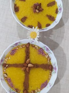 عکسی از دستور شله زرد