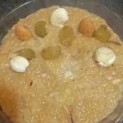 A picture of Jaggery kheer.
