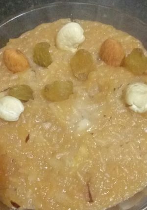 A picture of Jaggery kheer.