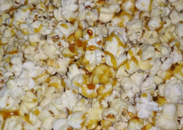 Resep Popcorn Caramel Murah  Ala Anak  Kost  5resepbaruku 
