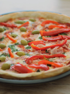 Una foto de Pizza italiana casera