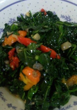 Foto resep Tumis daun pepaya Jepang