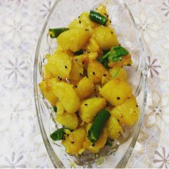 A picture of Kalonji Wale Aloo.