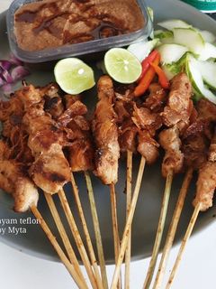 Foto resep Sate ayam teflon