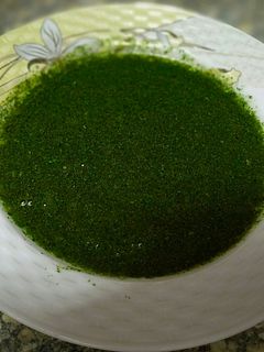 صورة لوصفة احلى طبق ملوخية ناشفة😋