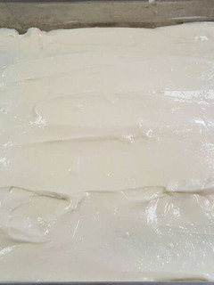 A picture of Sauerkraut Cake with Cream Cheese Frosting.