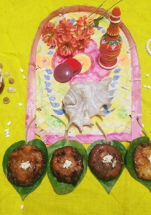 খৈ গোলাপের মালপোয়া (khoi golaper malpoa recipe in Bengali) রেসিপির প্রধান ছবি