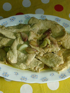 Una foto de Filetes de lomo de cerdo en salsa al whisky