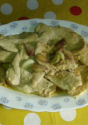 Foto principal de Filetes de lomo de cerdo en salsa al whisky