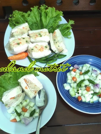 Langkah Gampang Membikin Resep  Tahu Bakso Kukus Sehat (daging ayam) yang Lezat Sekali, Lezat Sekali