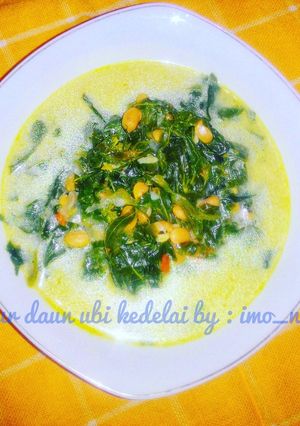 Foto resep Sayur daun ubi kedelai