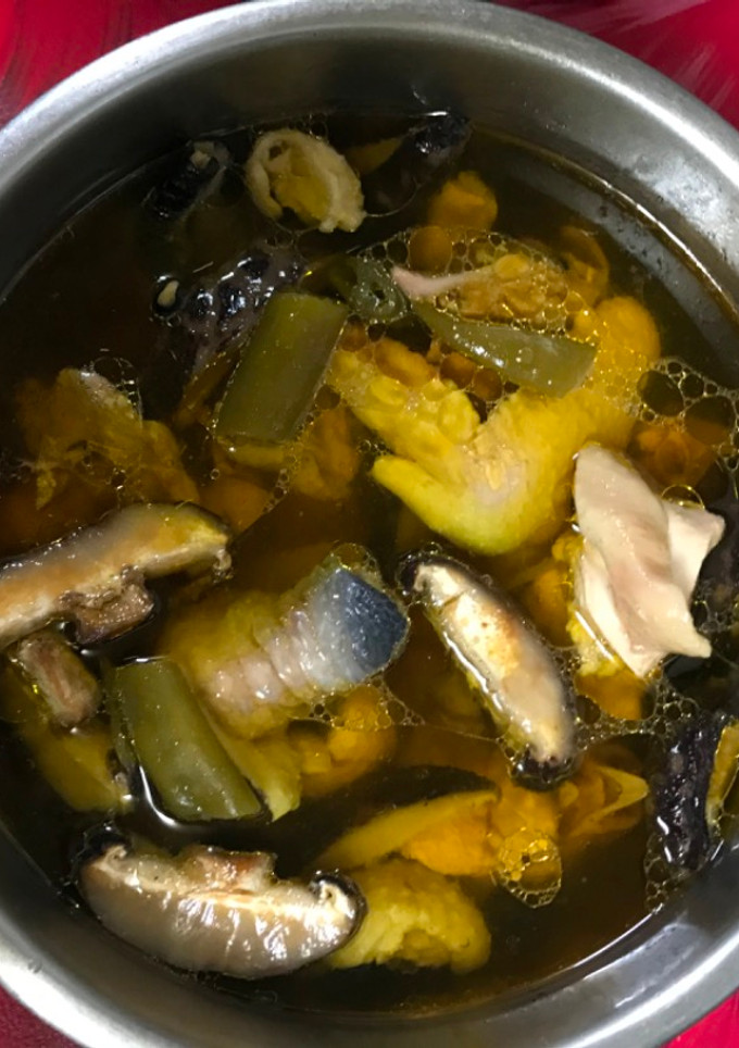 剝皮辣椒香菇雞湯 的食譜成品照片