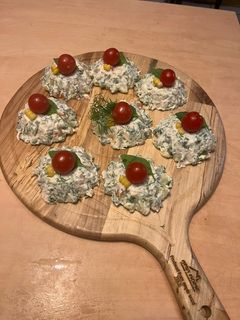 عکسی از دستور سالاد سیب زمینی و پیازچه