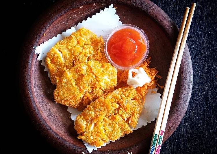 Cara Gampang Menyiapkan Oyster Mushroom Cheese Katsu yang Enak