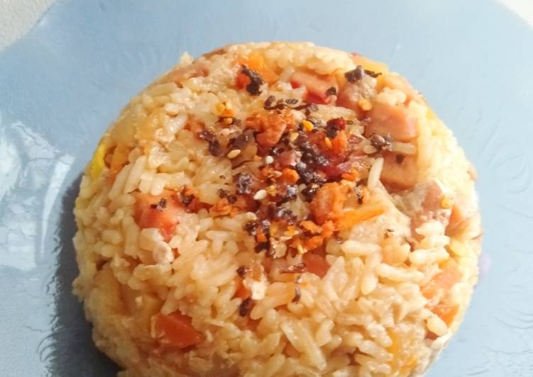 Resep Nasi Telur Rice Cooker | Masakan Viral Anti Gagal