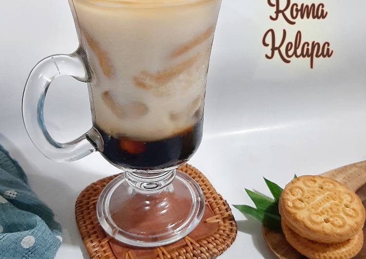 {Resep Es Kopi Roma Kelapa yang Enak