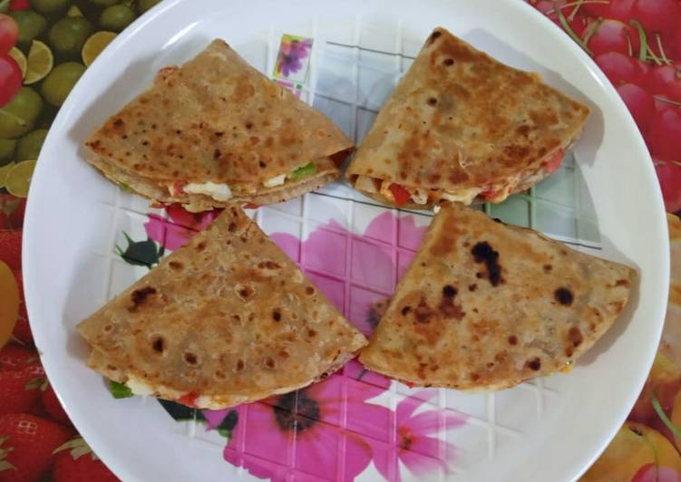 Cheese Roti Triangles