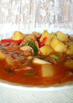 Foto resep Kentang masak sarden (#pr_masakankentang)