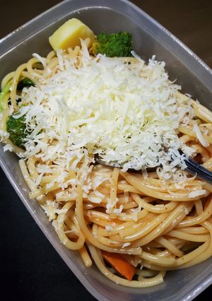 Foto resep Spaghetti Sayuran Keju