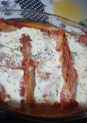 Una foto de Lasaña rellena