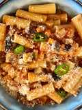 Rigatoni à l’aubergine