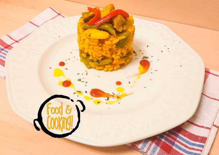 Paella de Pollo y Magro de Cerdo