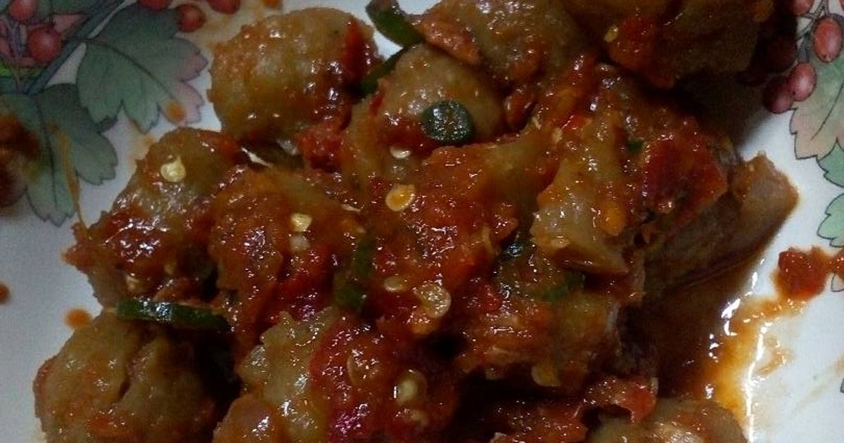 Pentol sambel daun jeruk