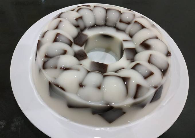 Puding mozaik nutrijel coklat