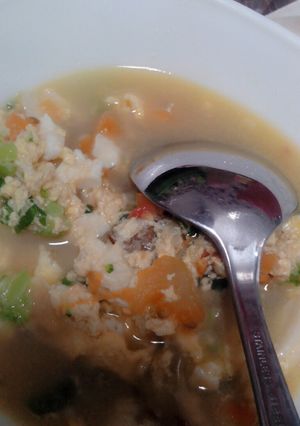 Foto resep MPASI Sup telur sayuran 8M+