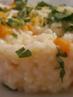 Una foto de Risotto de Calabaza al toque de jengibre