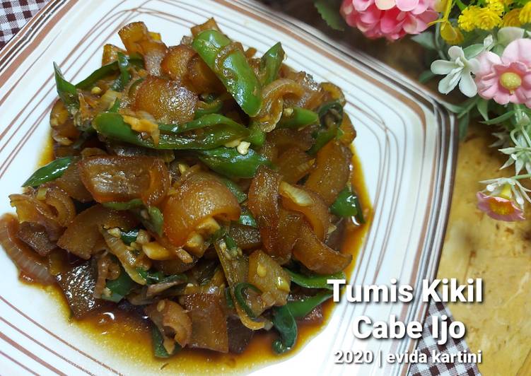 Recipe: Perfect Tumis Kikil Cabe Ijo