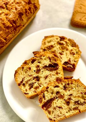 Une photo de Cake aux cerises et spéculos
