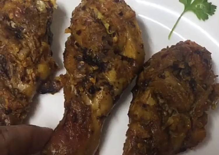 Baked chicken leg peice iftar special